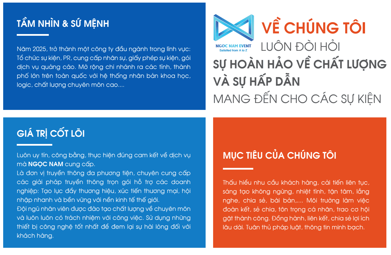 Công ty TNHH Dịch vụ và Sự kiện Ngọc Nam