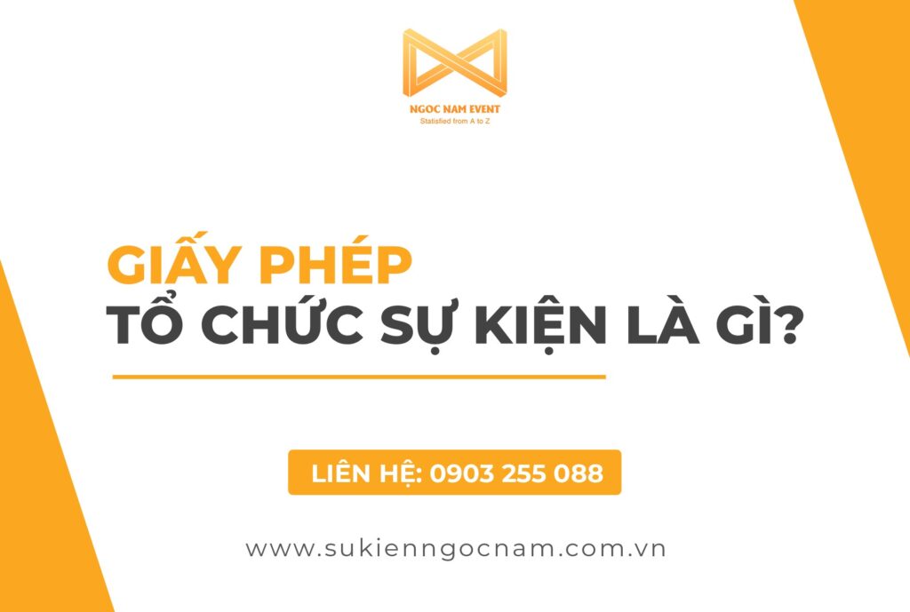 giấy phép tổ chức sự kiện