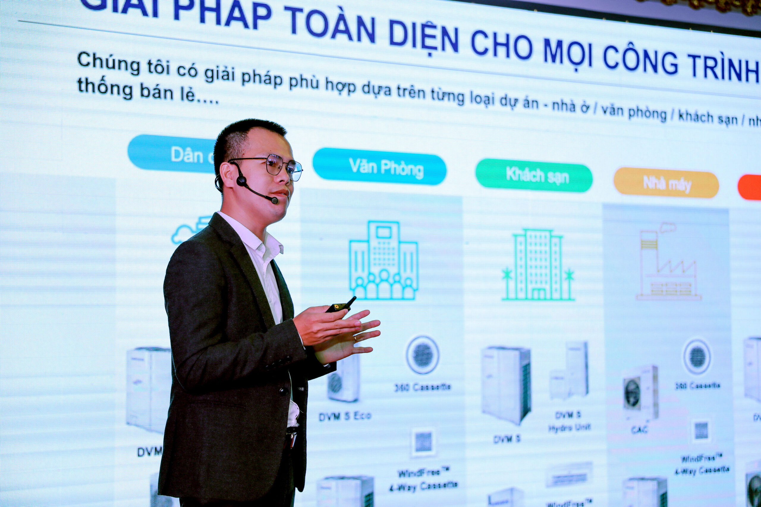 Hội nghị ra mắt sản phẩm điều hòa không khí của Samsung