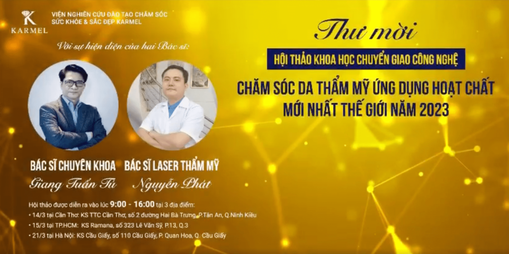 Tổ chức sự kiện hội thảo chuyển giao công nghệ Spa mới nhất 2023