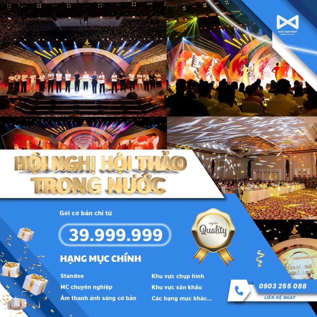 BÁO GIÁ CHI PHÍ TỔ CHỨC HỘI NGHỊ, HỘI THẢO TẠI HÀ NỘI