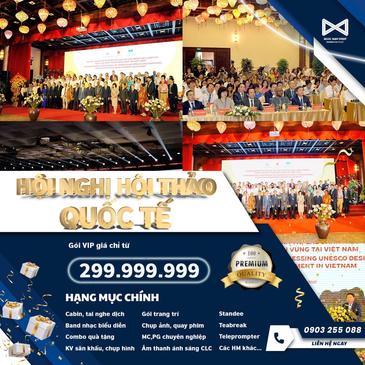 BÁO GIÁ CHI PHÍ TỔ CHỨC HỘI NGHỊ, HỘI THẢO TẠI HÀ NỘI