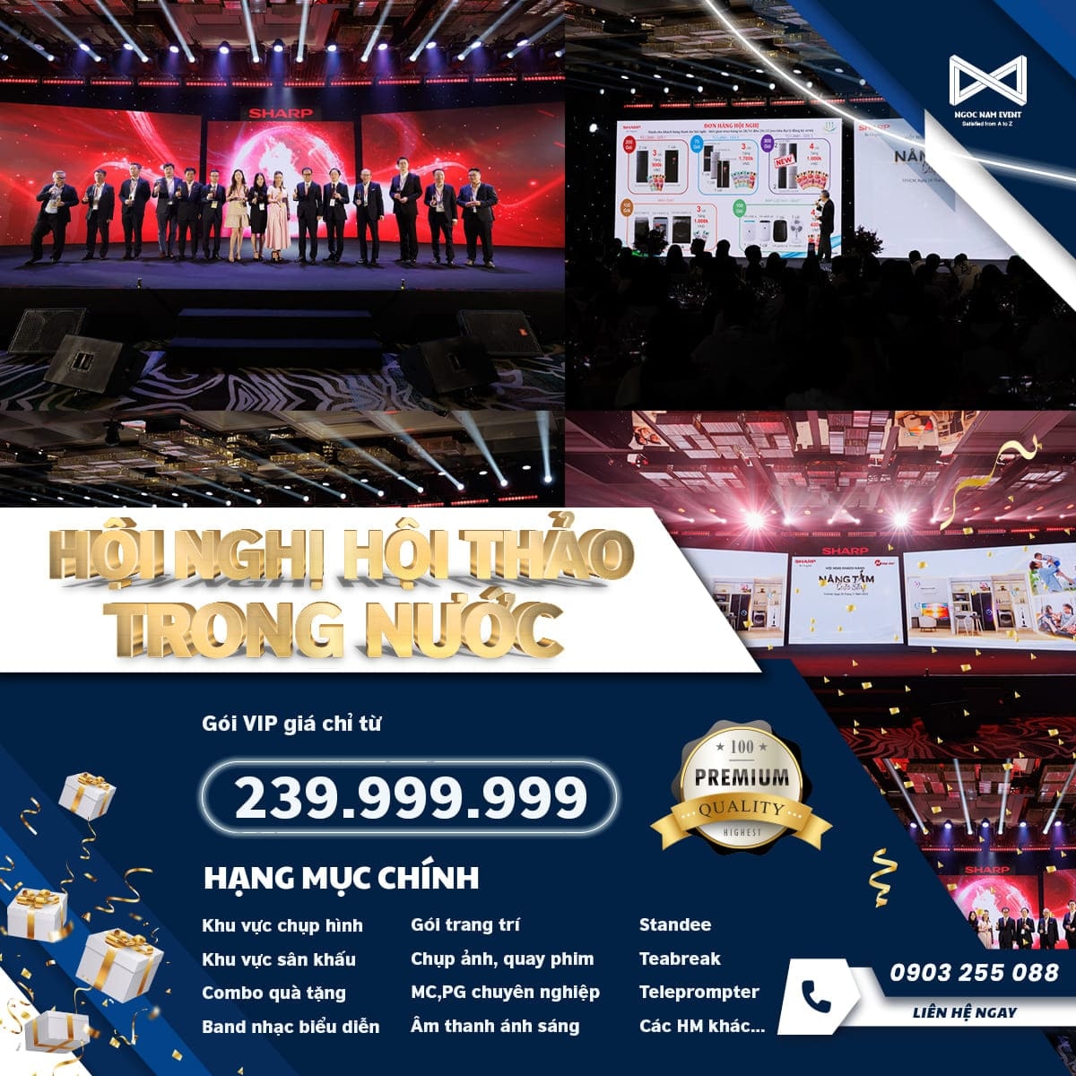 BÁO GIÁ CHI PHÍ TỔ CHỨC HỘI NGHỊ, HỘI THẢO TẠI HÀ NỘI