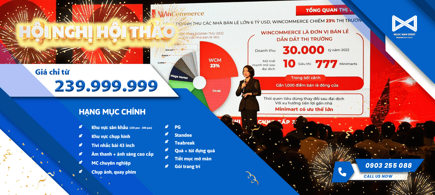 BÁO GIÁ CHI PHÍ TỔ CHỨC HỘI NGHỊ, HỘI THẢO TẠI HÀ NỘI