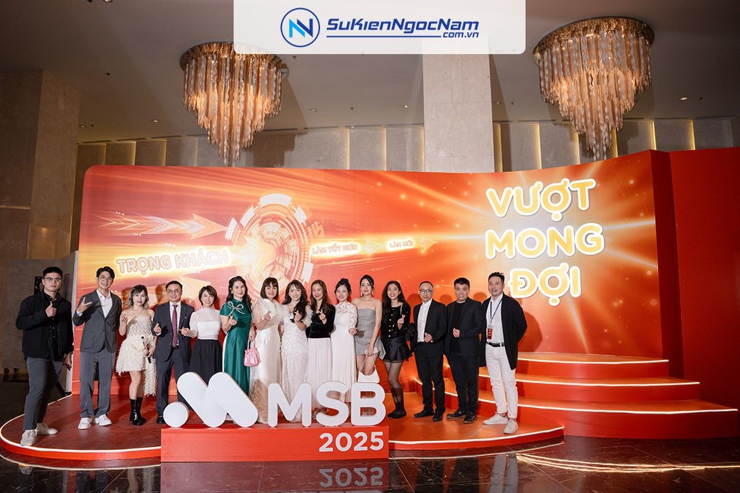 Tổ chức sự kiện hội nghị kinh doanh MSB 2025 chuyên nghiệp thành công