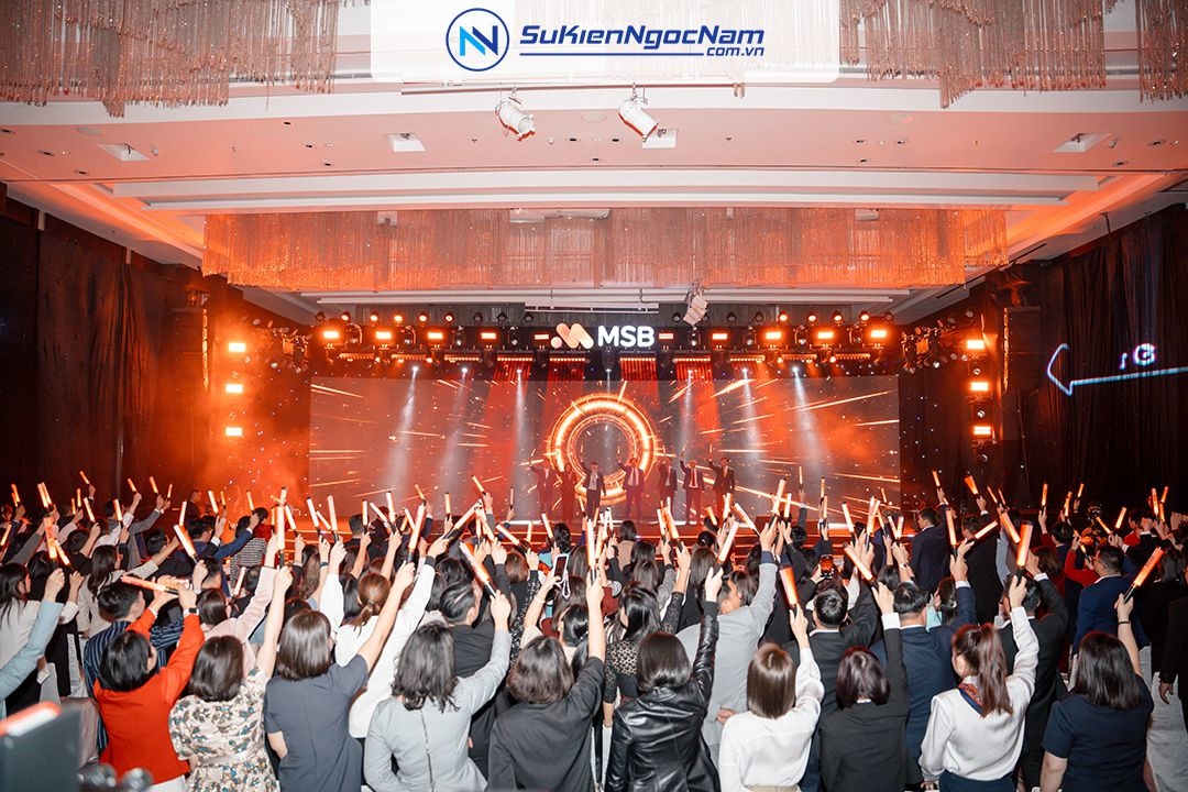 Tổ chức sự kiện hội nghị kinh doanh MSB 2025 chuyên nghiệp thành công