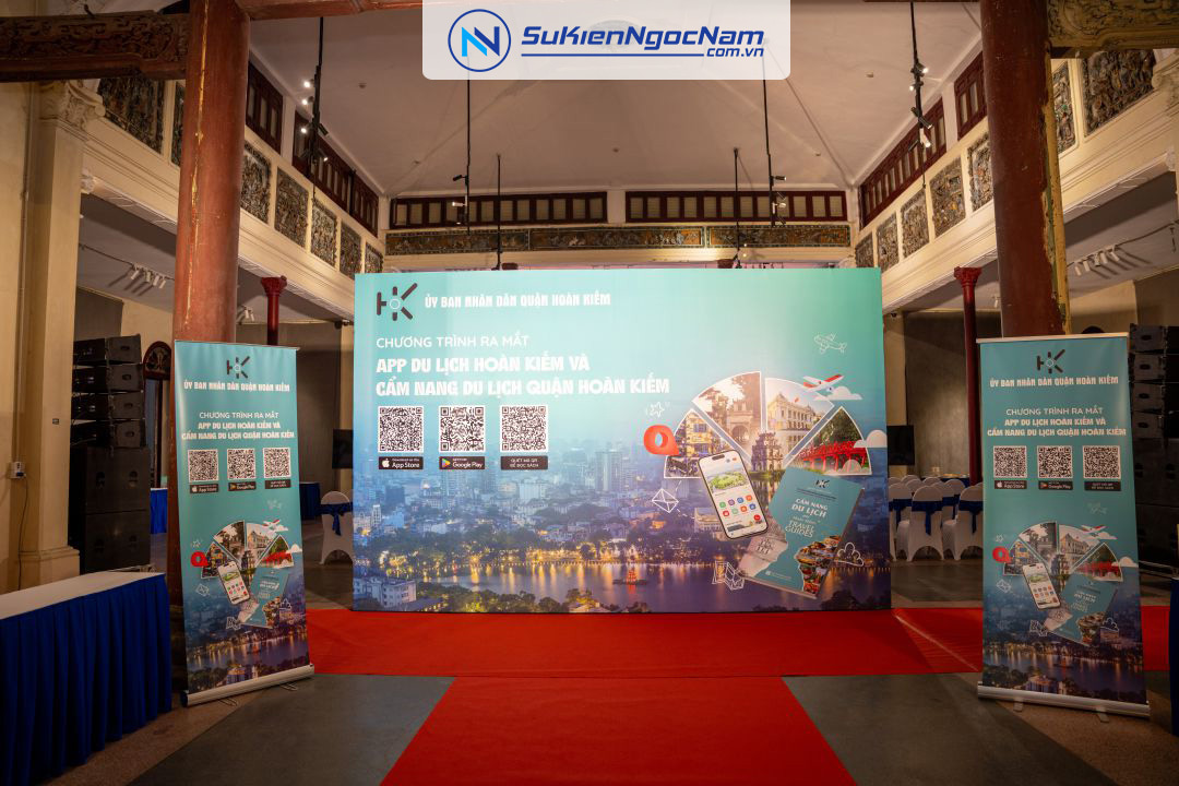 Tổ chức sự kiện ra mắt App Du lịch Hoàn Kiếm và Cẩm nang du lịch quận Hoàn Kiếm