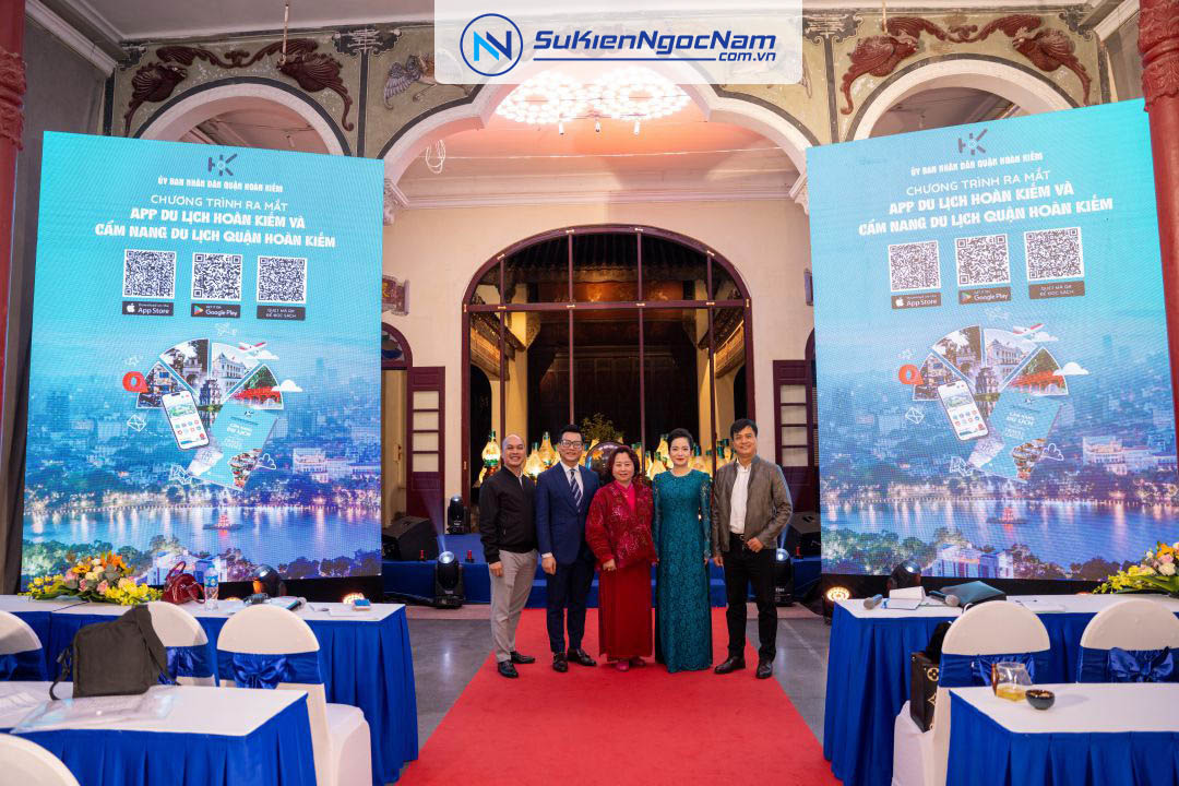 Tổ chức sự kiện ra mắt App Du lịch Hoàn Kiếm và Cẩm nang du lịch quận Hoàn Kiếm