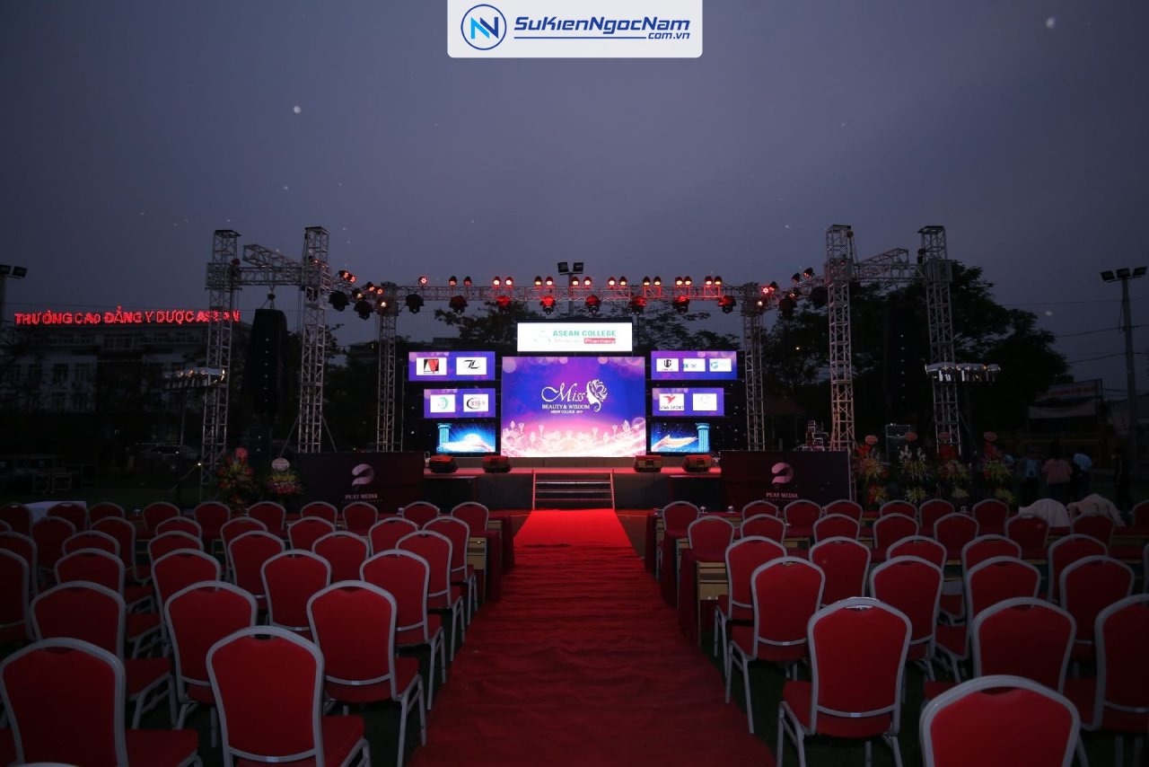 thiết kế 3D sân khấu ngoài trời