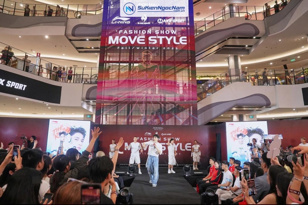 Ngọc Nam Event tổ chức sự kiện cùng LI-NING và ca sĩ ISAAC “MOVE IN STYLE” đầy cá tính