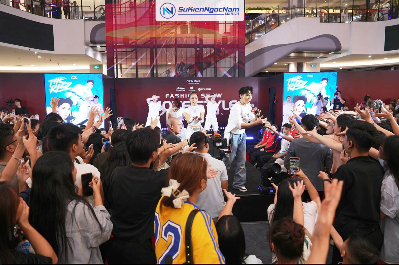 tổ chức sự kiện cùng LI-NINH và ca sĩ ISAAC