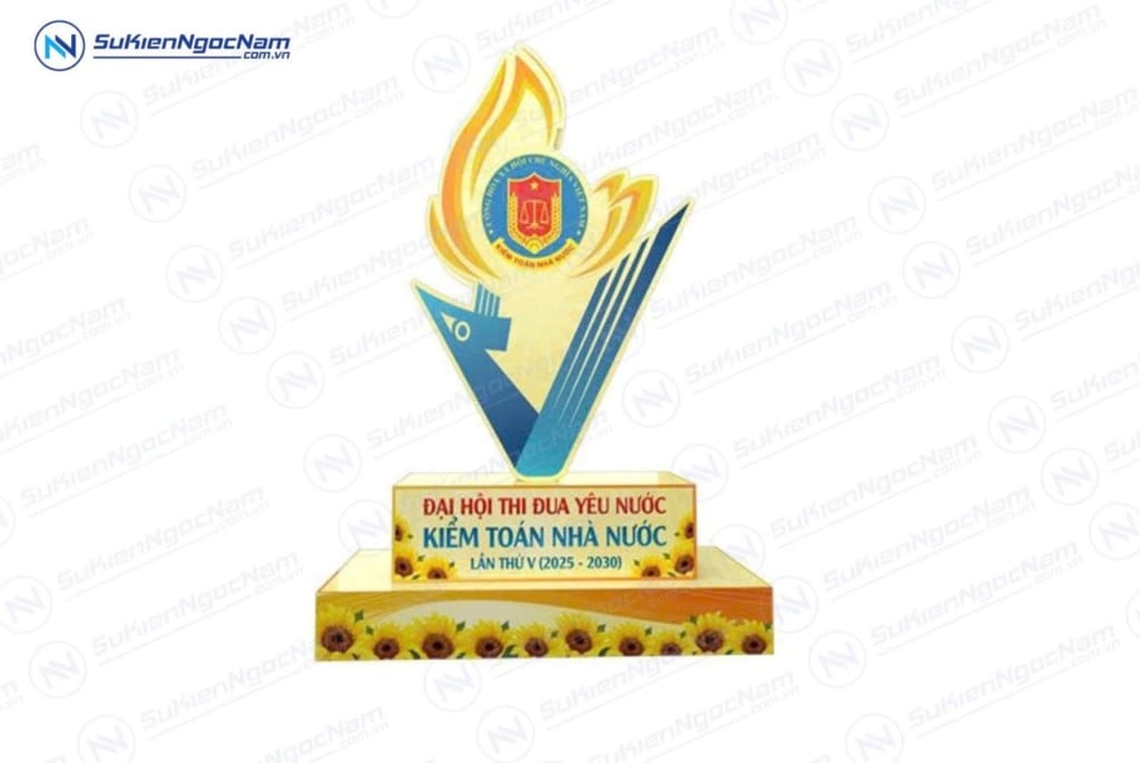 Thiết kế biểu trưng cho Đại hội Yêu nước của Kiểm toán Nhà nước