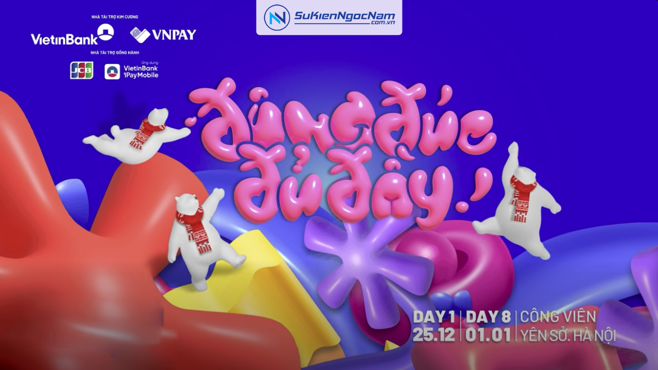 Ngọc Nam Event đồng hành tổ chức sự kiện Đông Concert, Đông Fest ở công viên Yên Sở