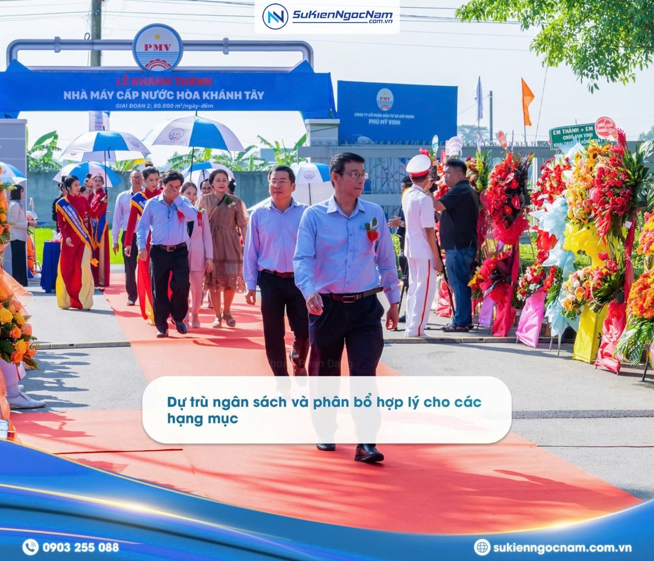 Tổ chức lễ khánh thành nhà máy